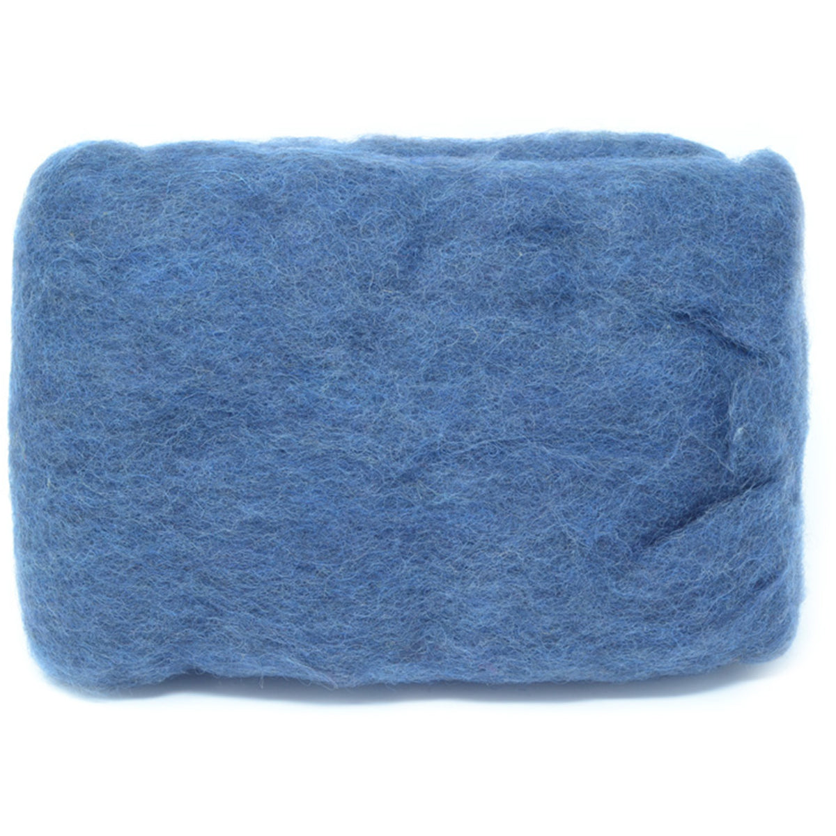 Carded Wool Batt: Saphire