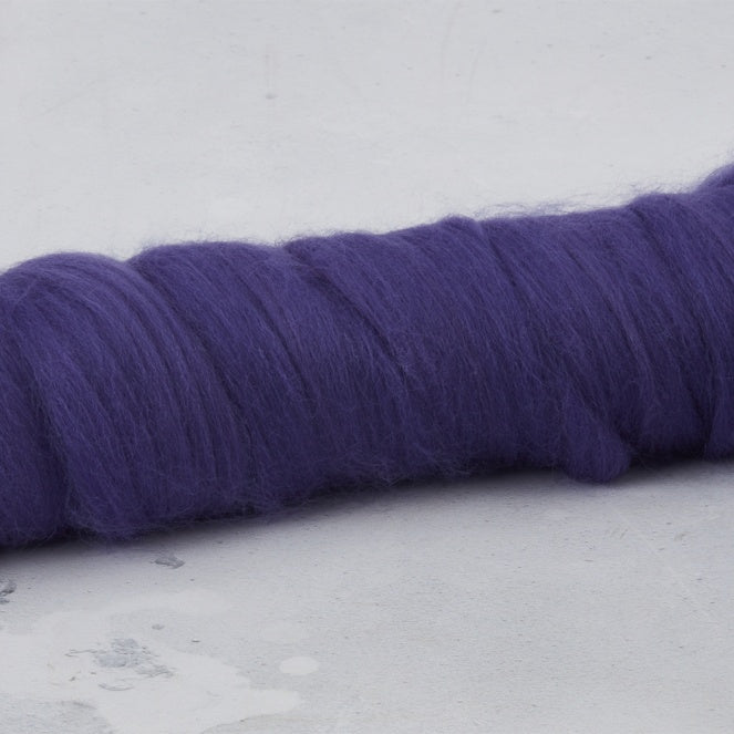 Dyed Merino: Deep Parma Violet