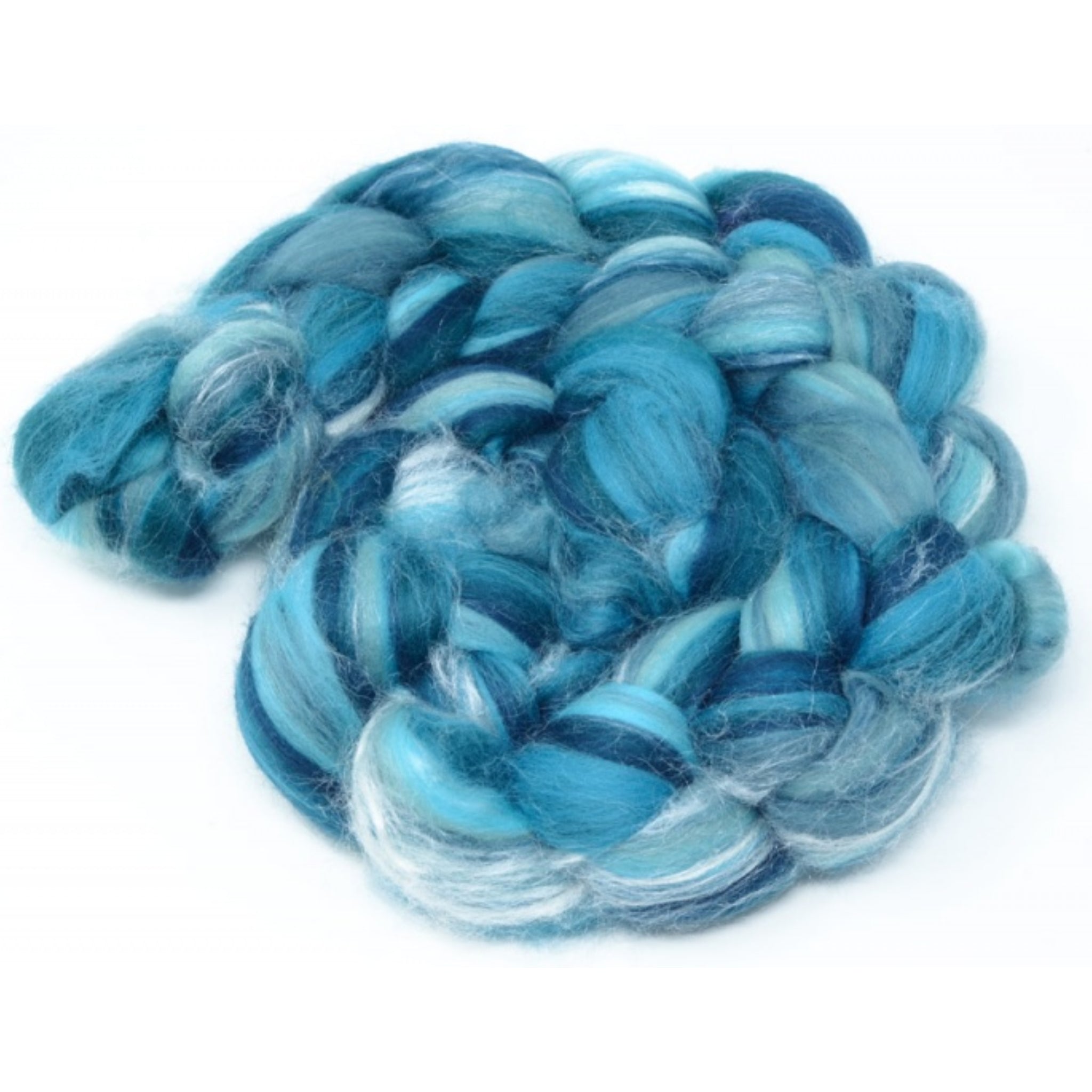 Dyed Merino And Tussah Silk Blend: Jade