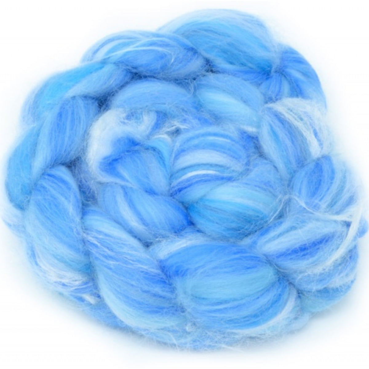 Dyed Merino And Tussah Silk Blend: Light Blue