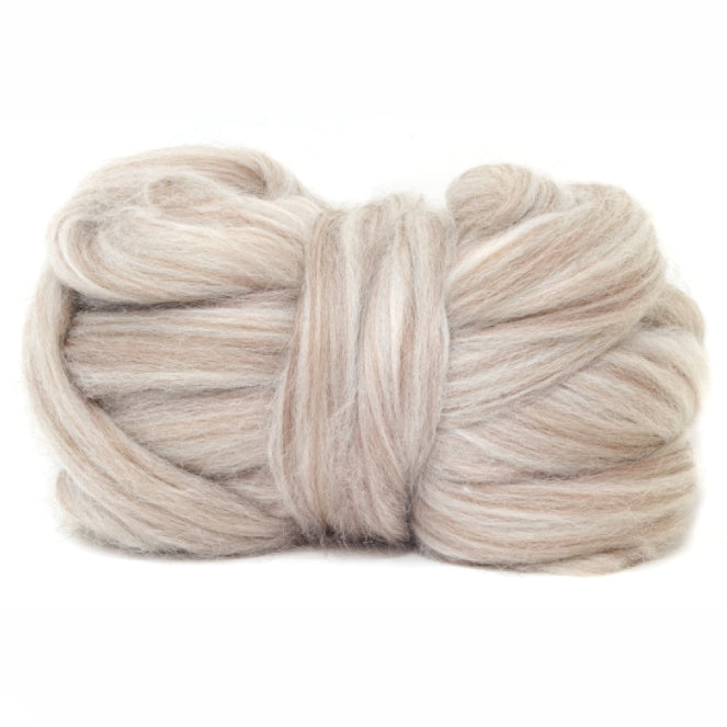 Dyed Corriedale Wool Blend - Brown