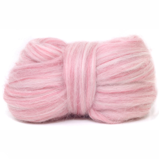 Dyed Corriedale Wool Blend - Red
