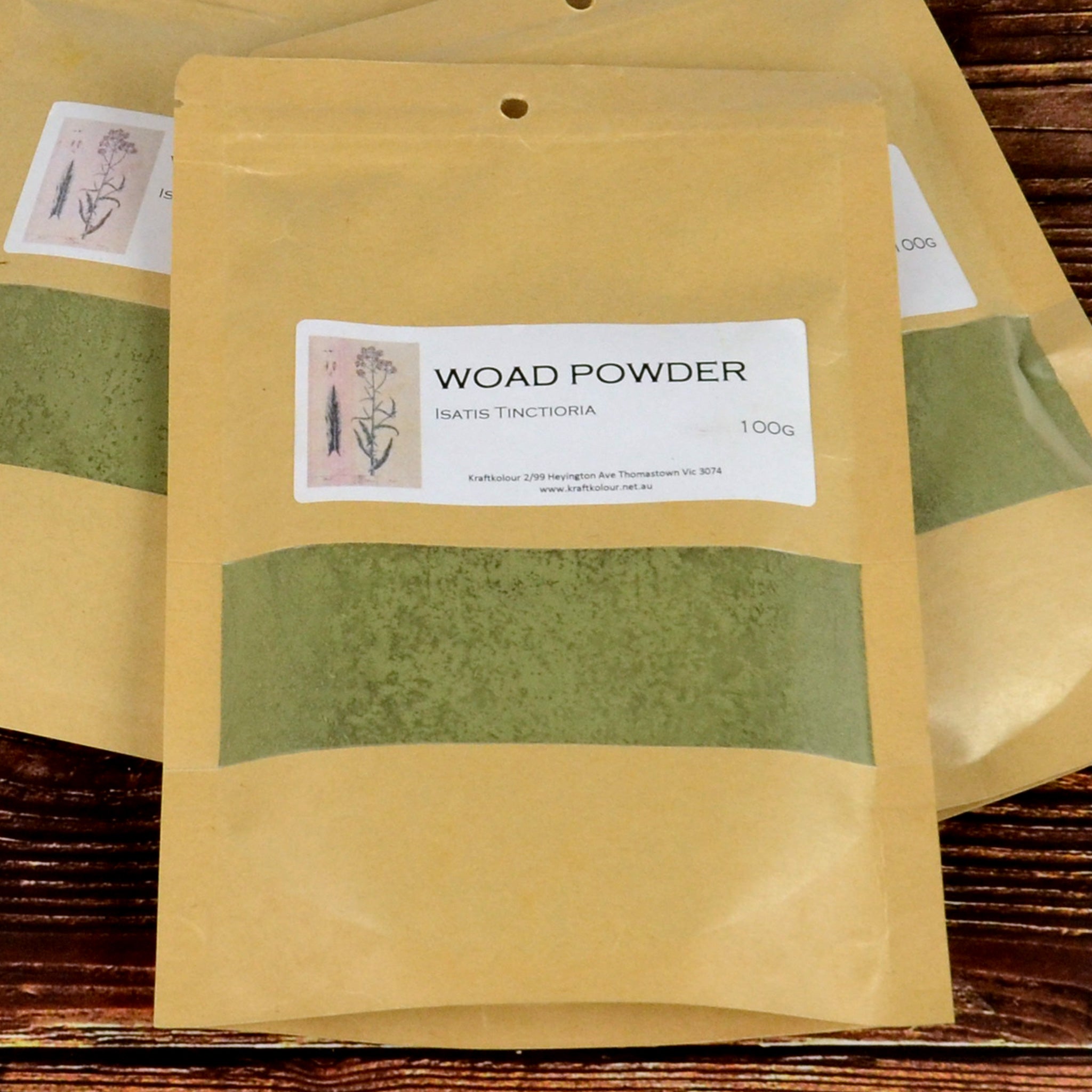 Natural Dye - Woad Leaf Powder