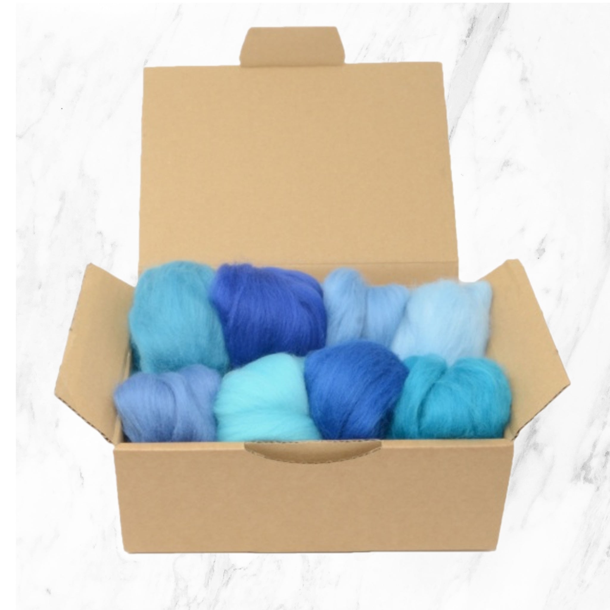 Blue Merino Wool Selection Pack