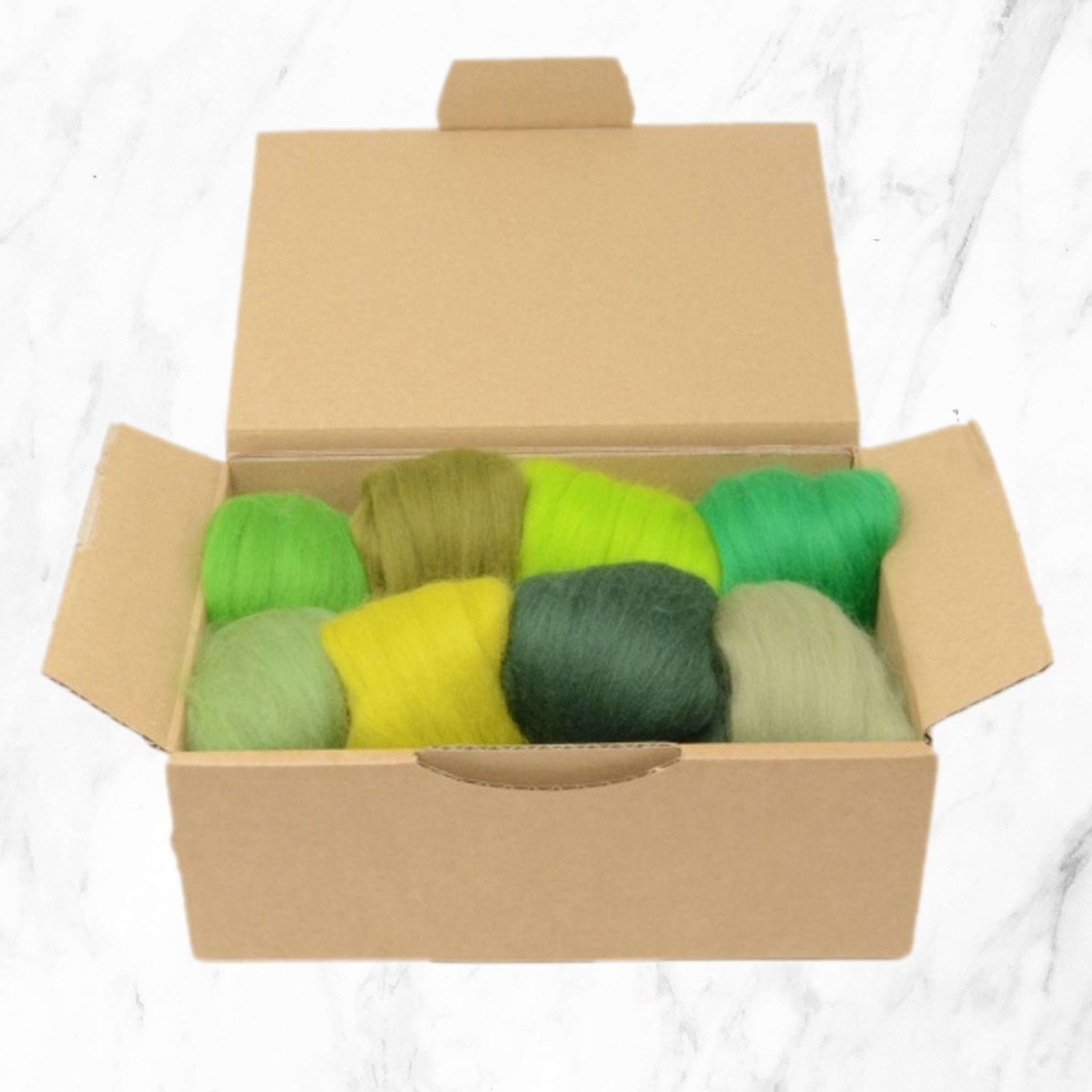 Green Merino Wool Selection Pack