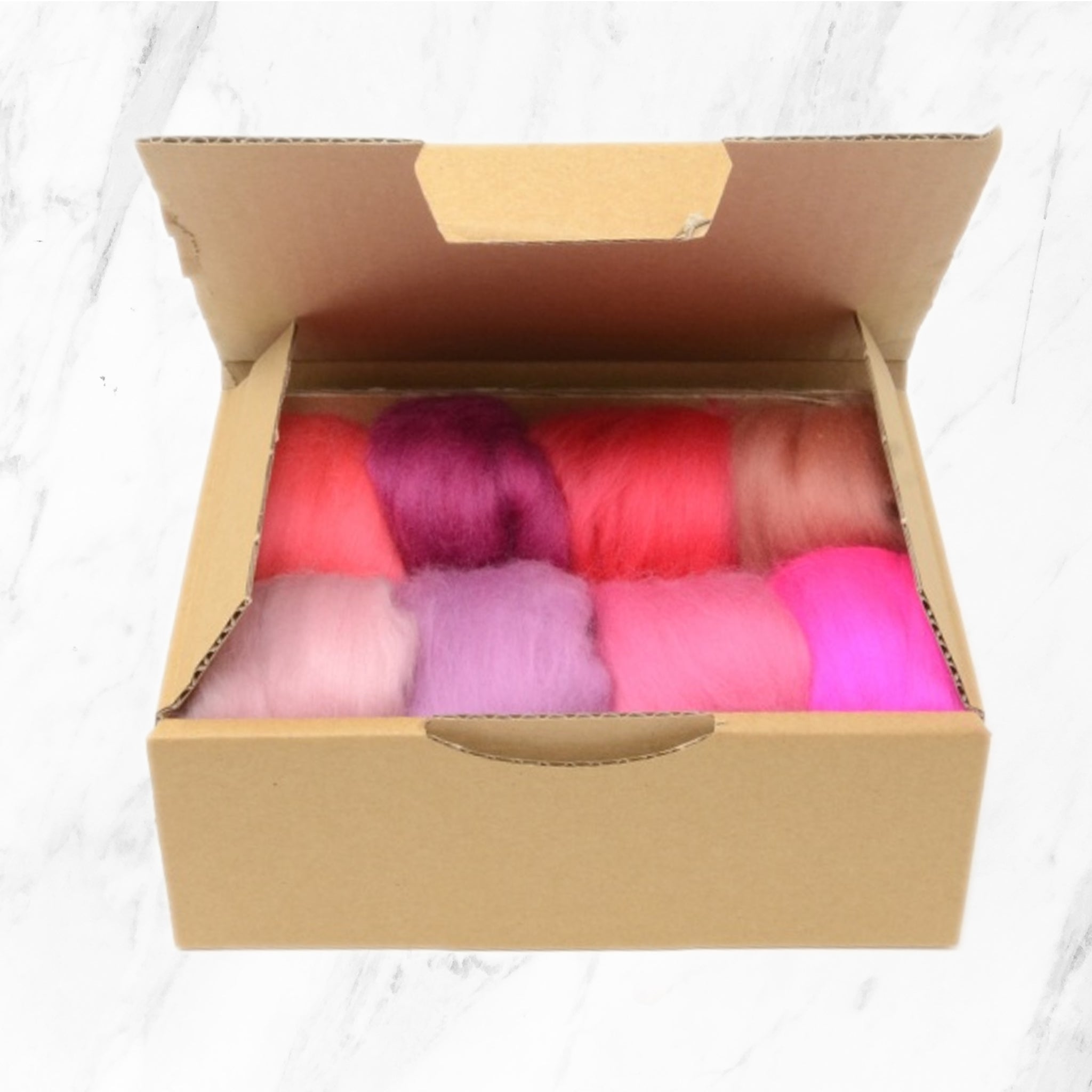 Pink Merino Wool Selection Pack
