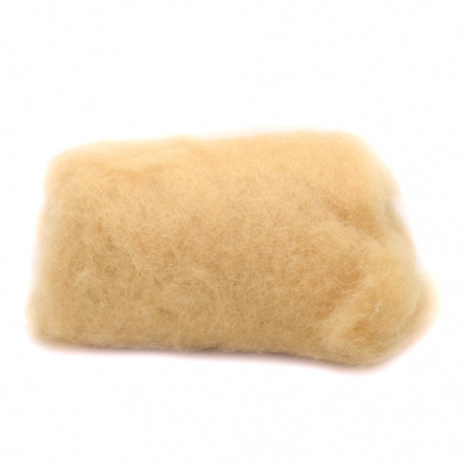 Carded Wool Batt: Breadcake