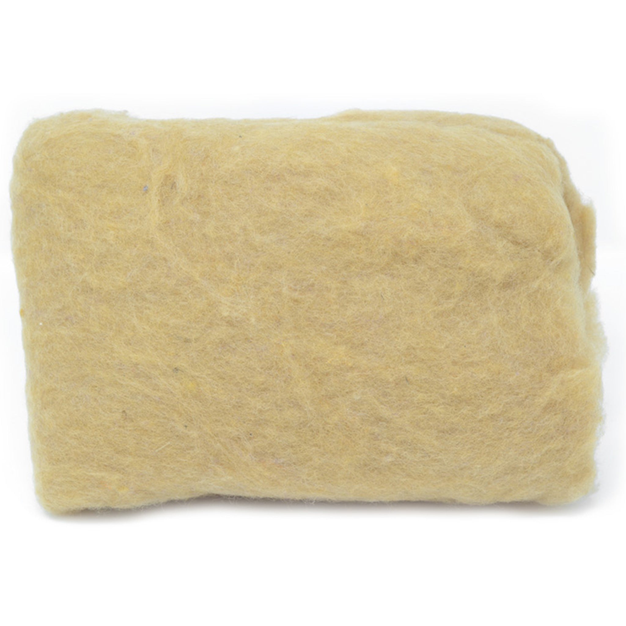 Carded Wool Batt: Caramel