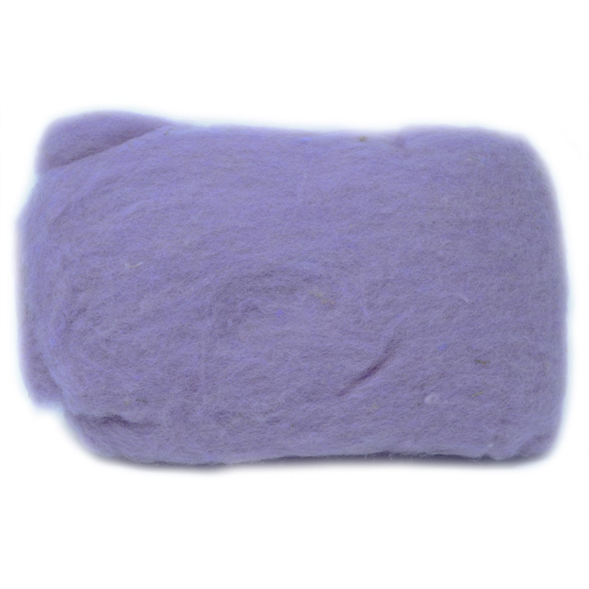 Carded Wool Batt: Dusky Lavender