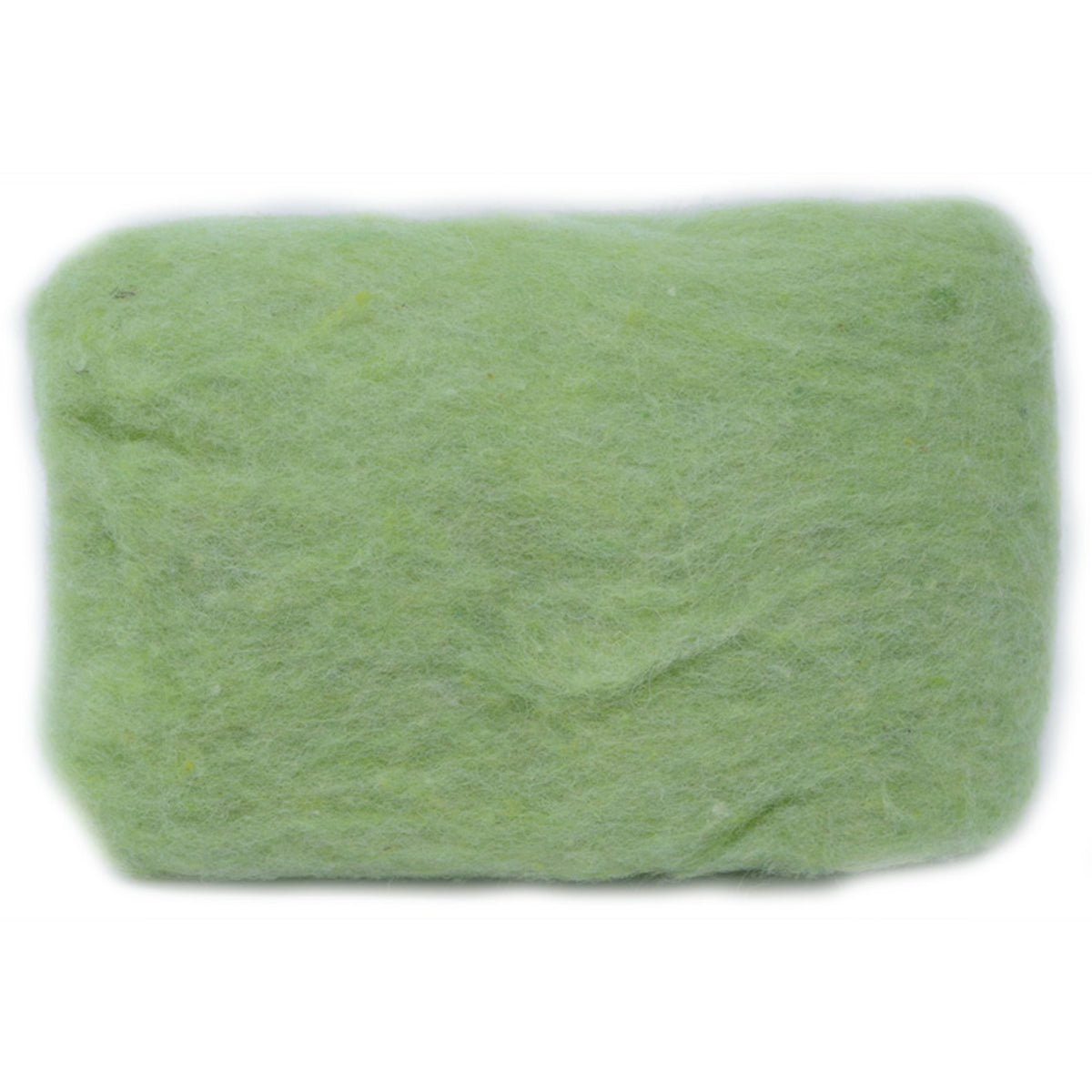 Carded Wool Batt: Mistletoe