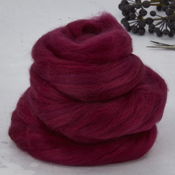Dyed Merino: Burgundy