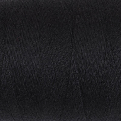 Ashford Weaving Yarn: Jet Black Unmercerised 5/2