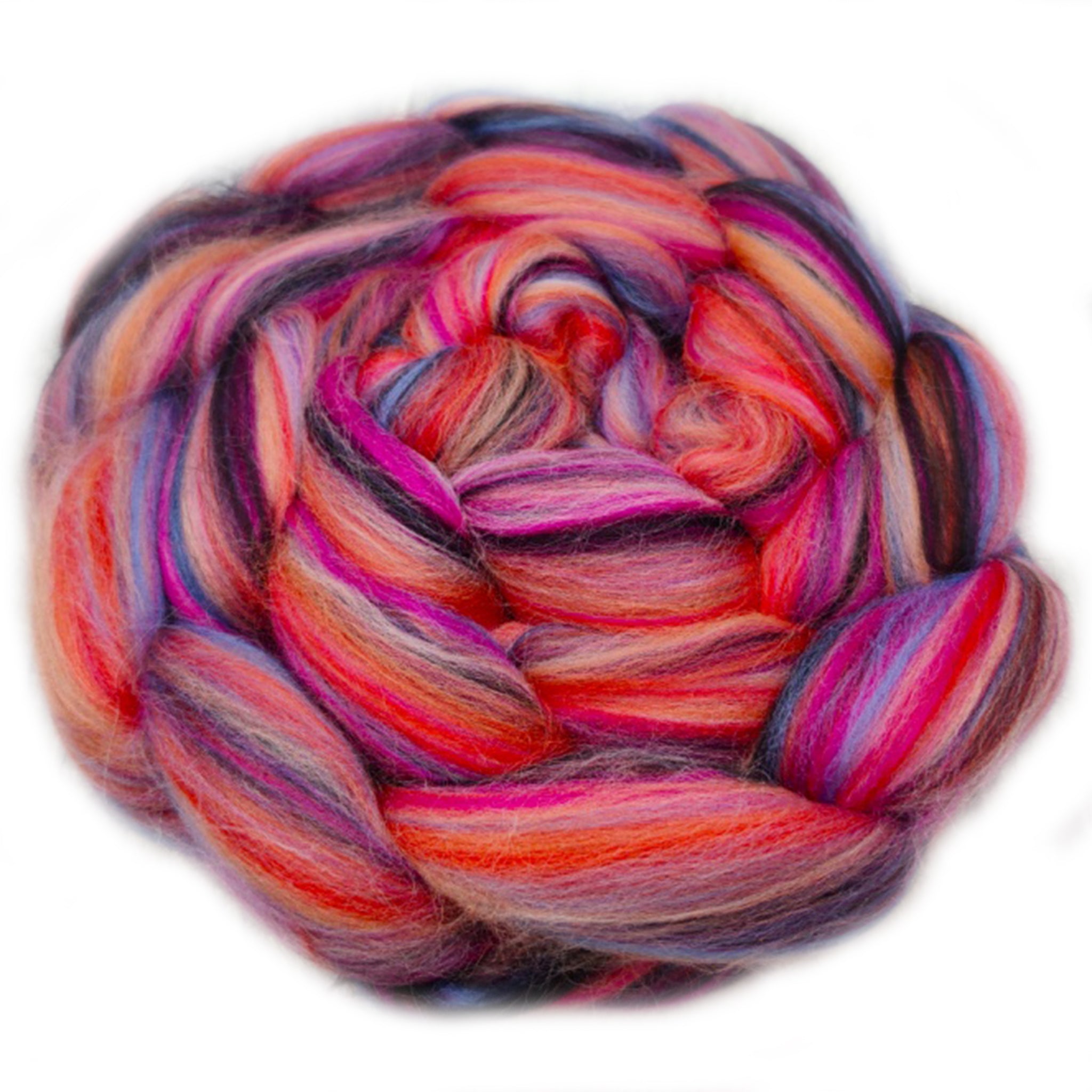Merino Wool Blend: Peacock Butterfly