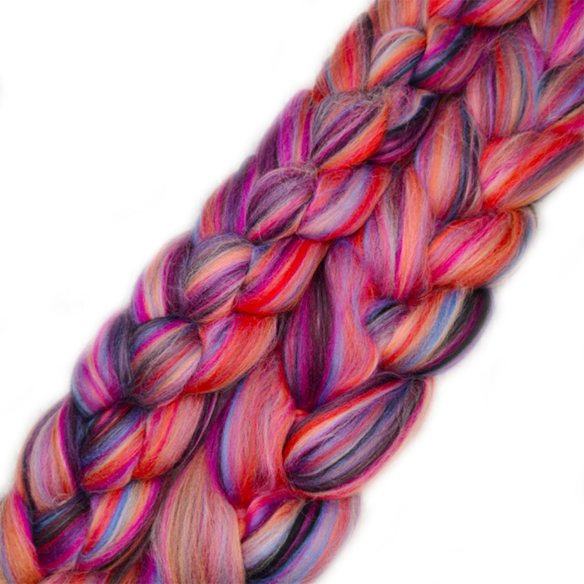 Merino Wool Blend: Peacock Butterfly