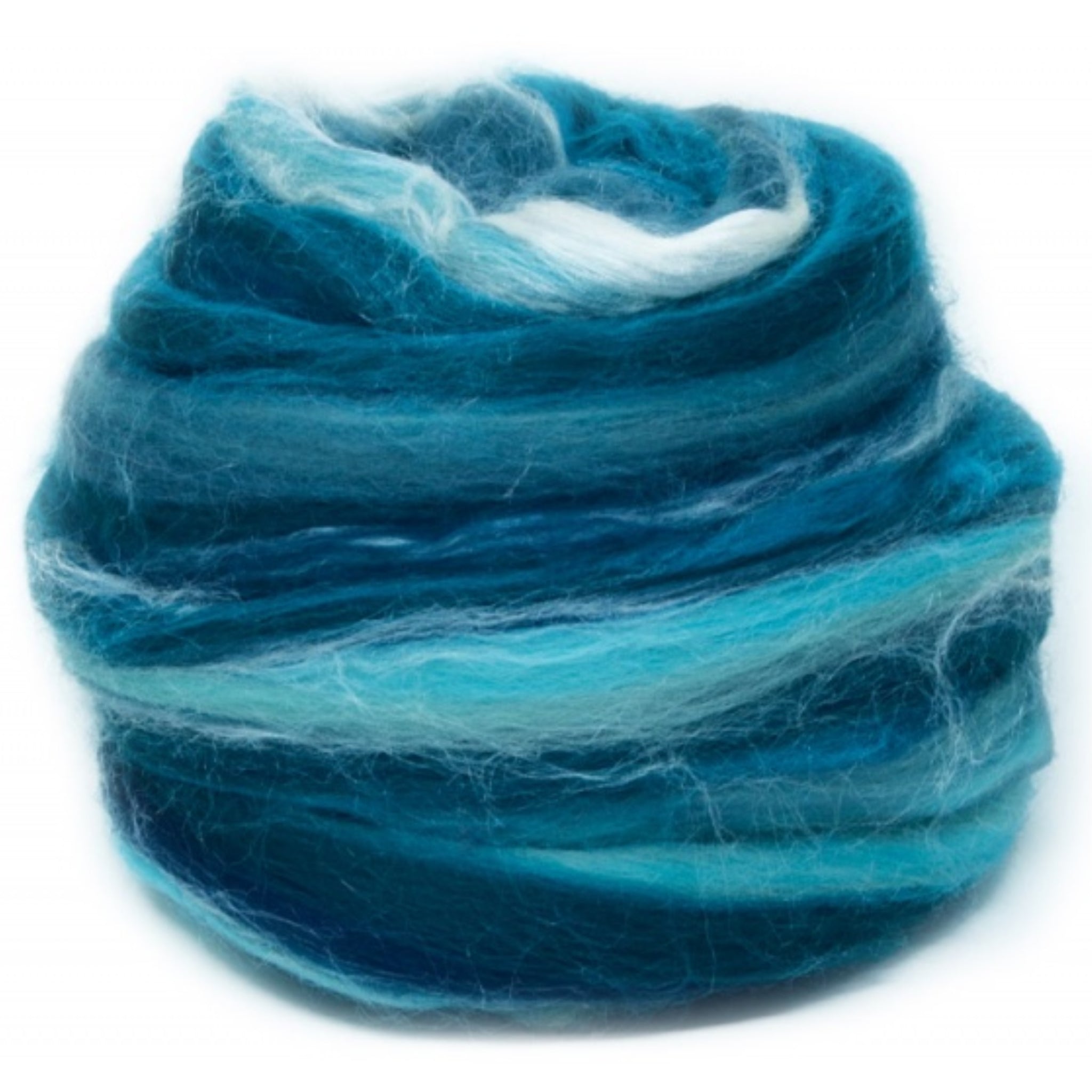 Dyed Merino And Tussah Silk Blend: Jade