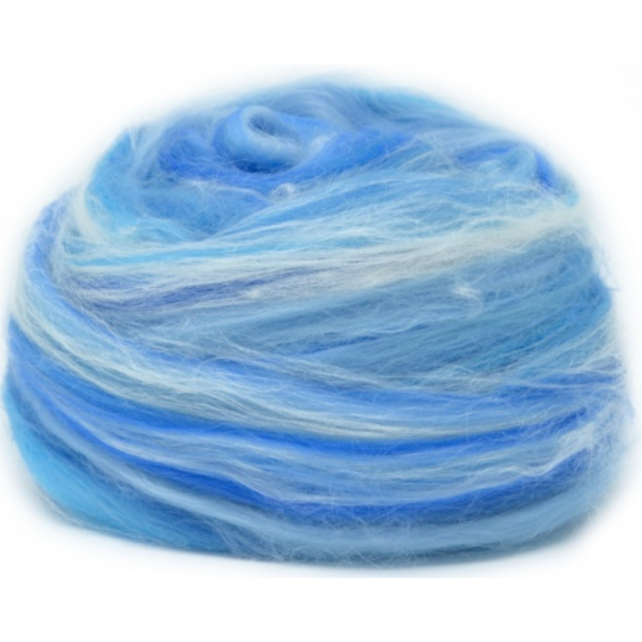 Dyed Merino And Tussah Silk Blend: Light Blue