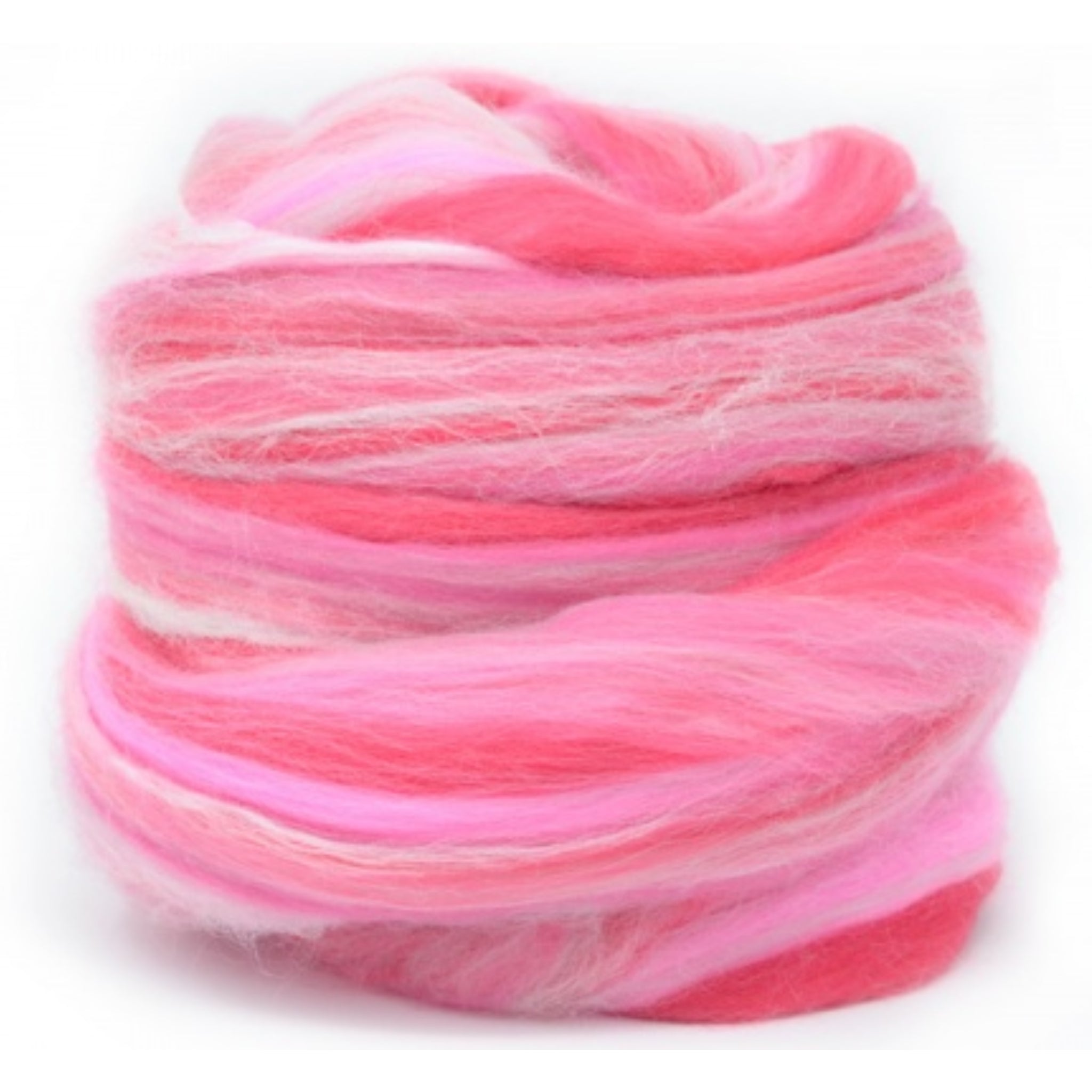 Dyed Merino And Tussah Silk Blend: Pink