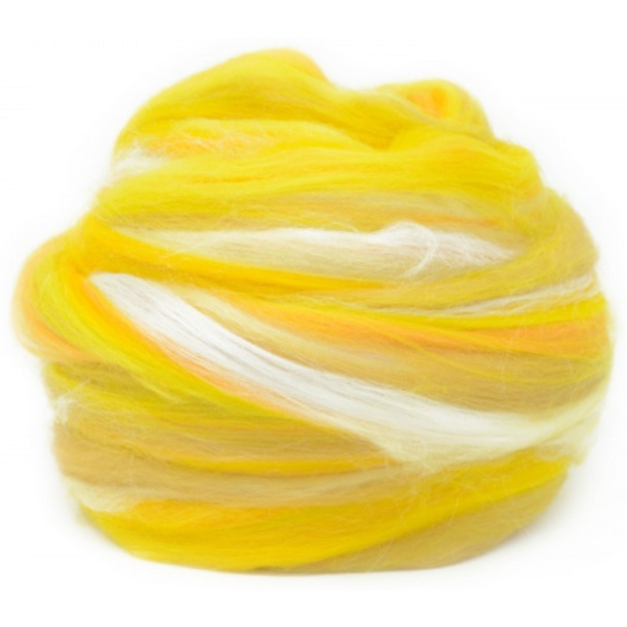 Dyed Merino And Tussah Silk Blend: Yellow