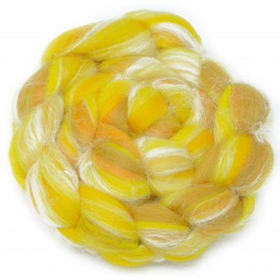 Dyed Merino And Tussah Silk Blend: Yellow