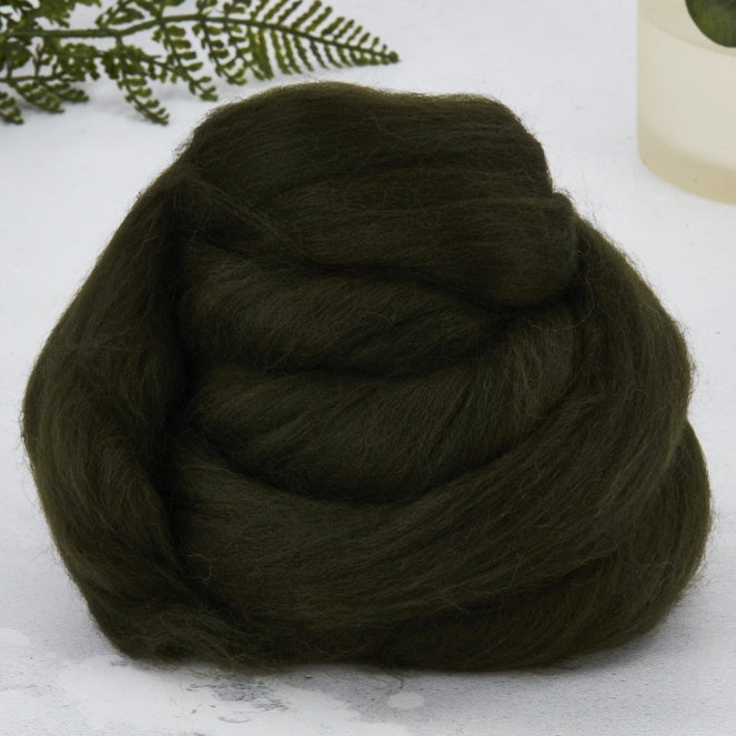 Dyed Merino: Dark Olive