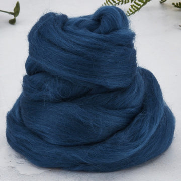 Dyed Merino: Prussian Blue
