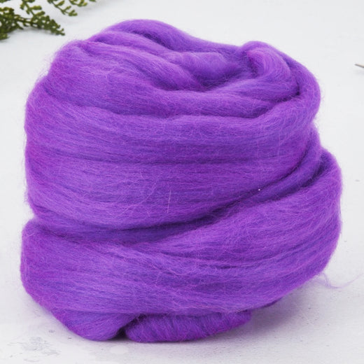 Dyed Merino: Vibrant Lilac