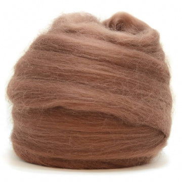 Dyed Corriedale Wool - Brown