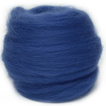 Dyed Corriedale Wool - Navy