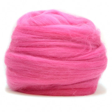 Dyed Corriedale Wool - Pink