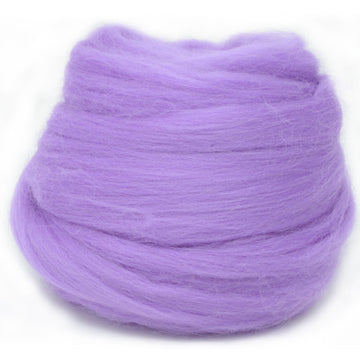Dyed Corriedale Wool - Purple