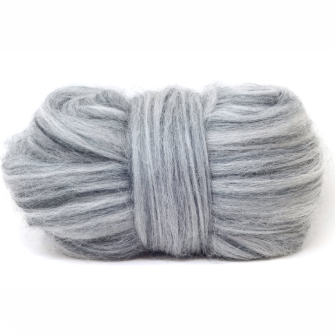 Dyed Corriedale Wool Blend - Black
