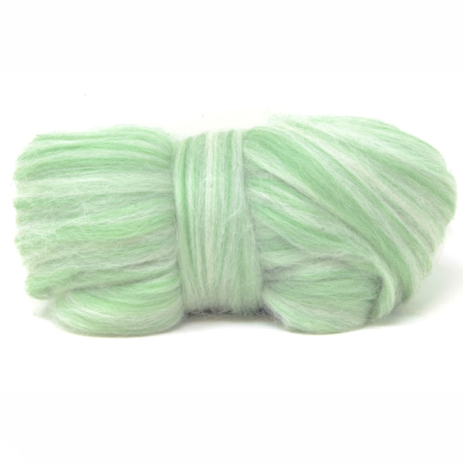 Dyed Corriedale Wool Blend - Green