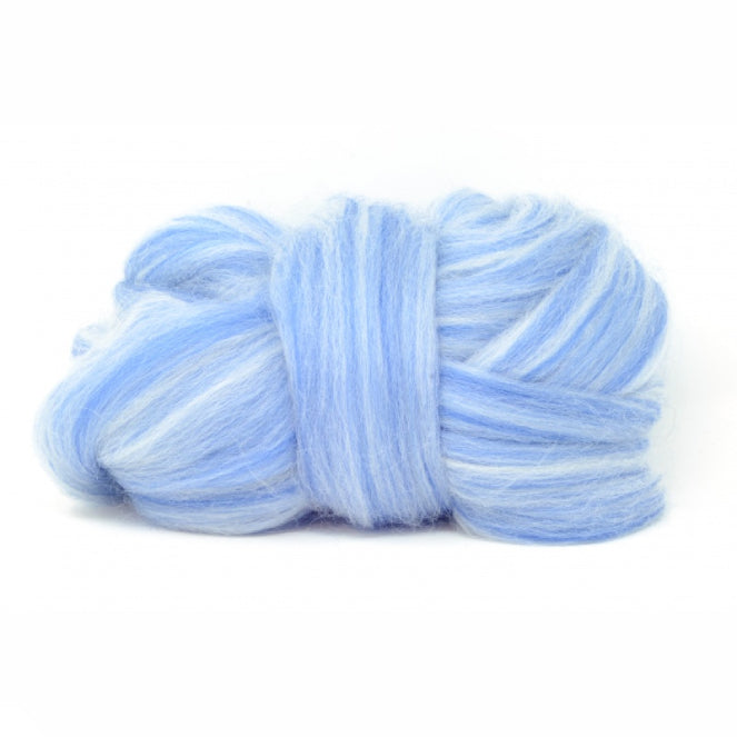 Dyed Corriedale Wool Blend - Navy