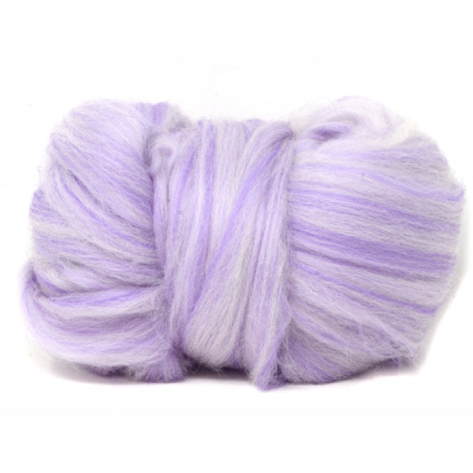 Dyed Corriedale Wool Blend - Purple