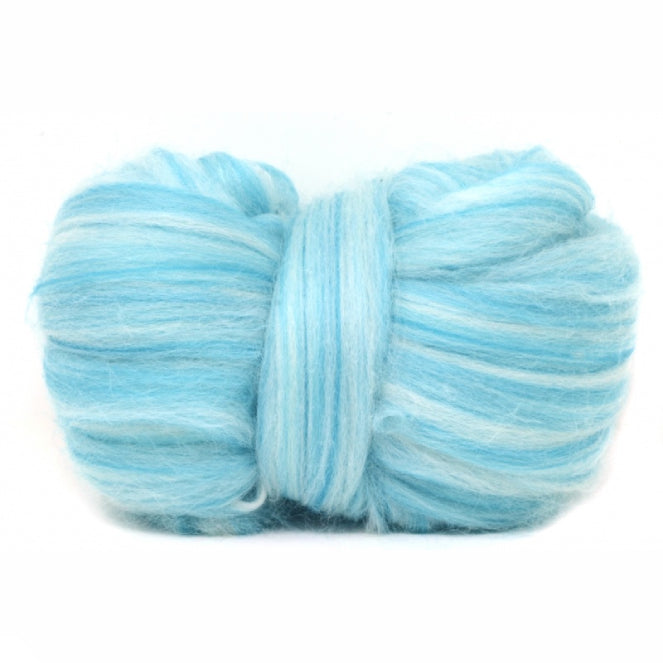 Dyed Corriedale Wool Blend - Turquoise