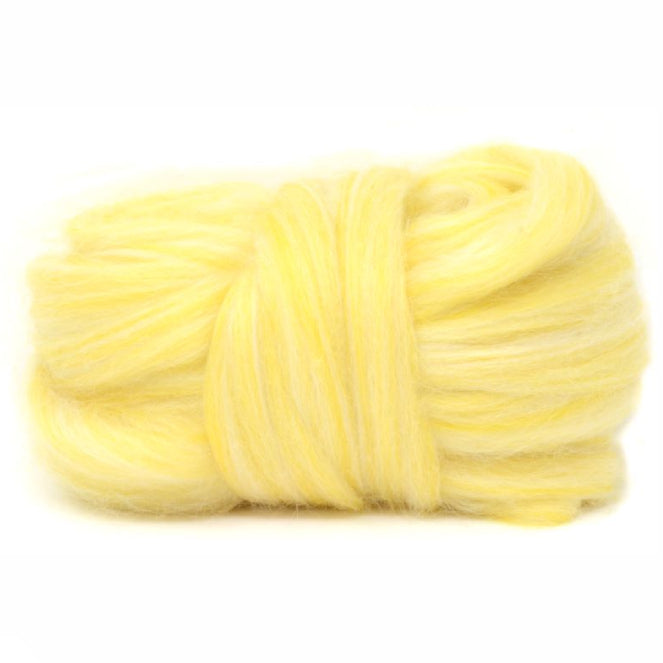 Dyed Corriedale Wool Blend - Yellow