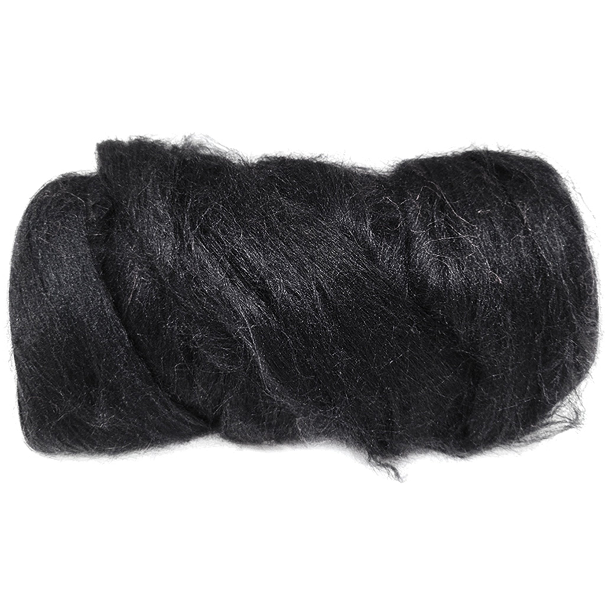 Dyed Tussah Silk - Black
