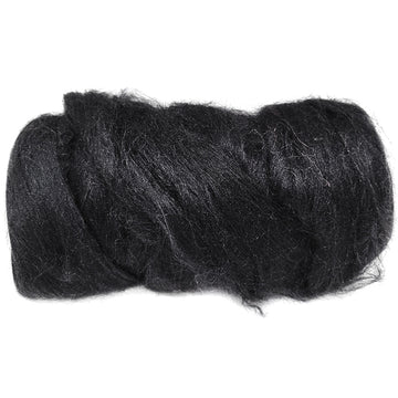 Dyed Tussah Silk - Black