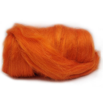 Dyed Tussah Silk - Orange