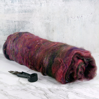 Jumbo Carded Wool Batt: Nimlet