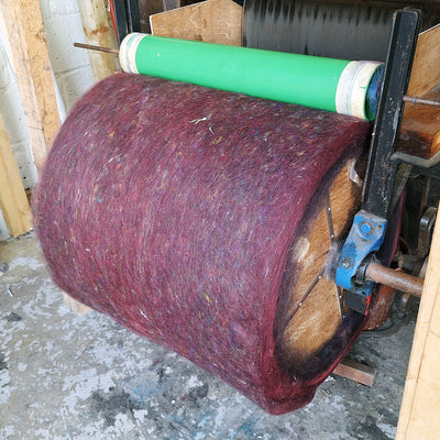 Jumbo Carded Wool Batt: Nimlet