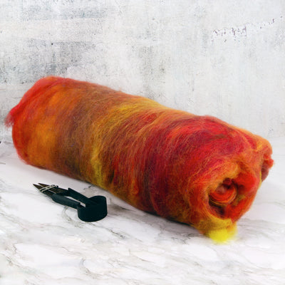 Jumbo Carded Wool Batt: Sapperton