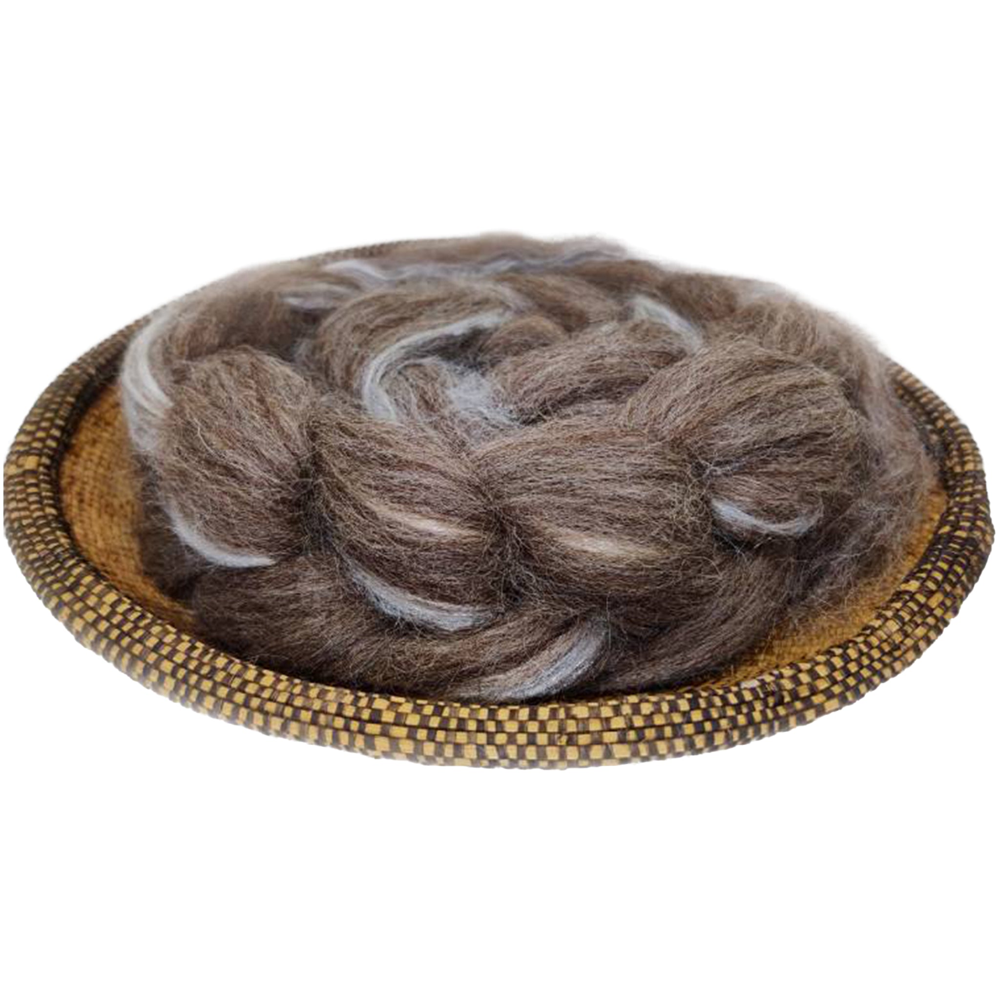 Brown Blueface Leicester And Silk